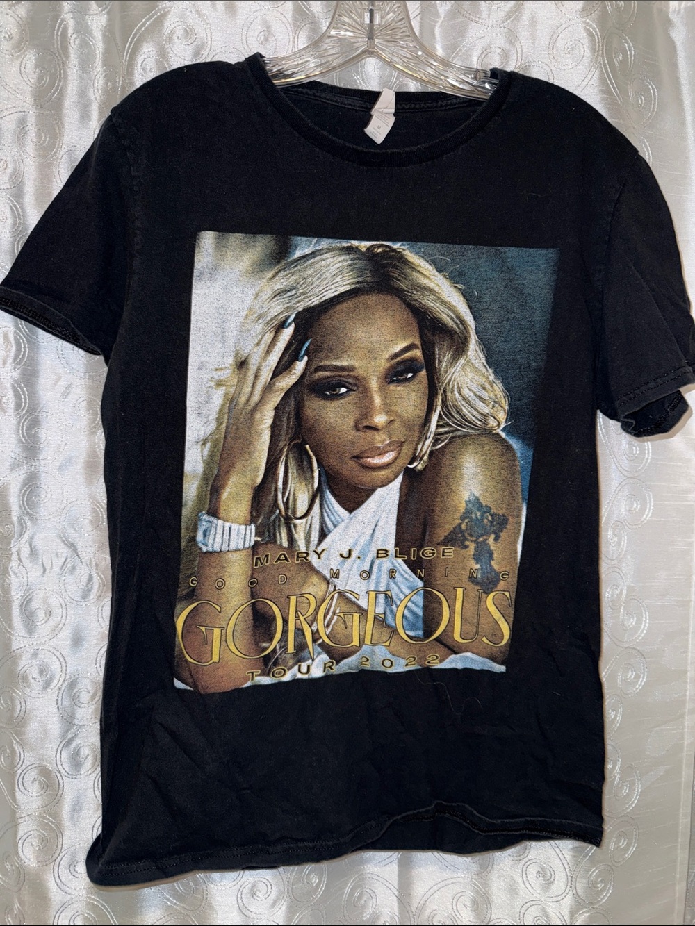 Mary J. Blige "Good Morning Gorgeous" Tour 2022 Tee Women’s Size Medium 🔥 G2